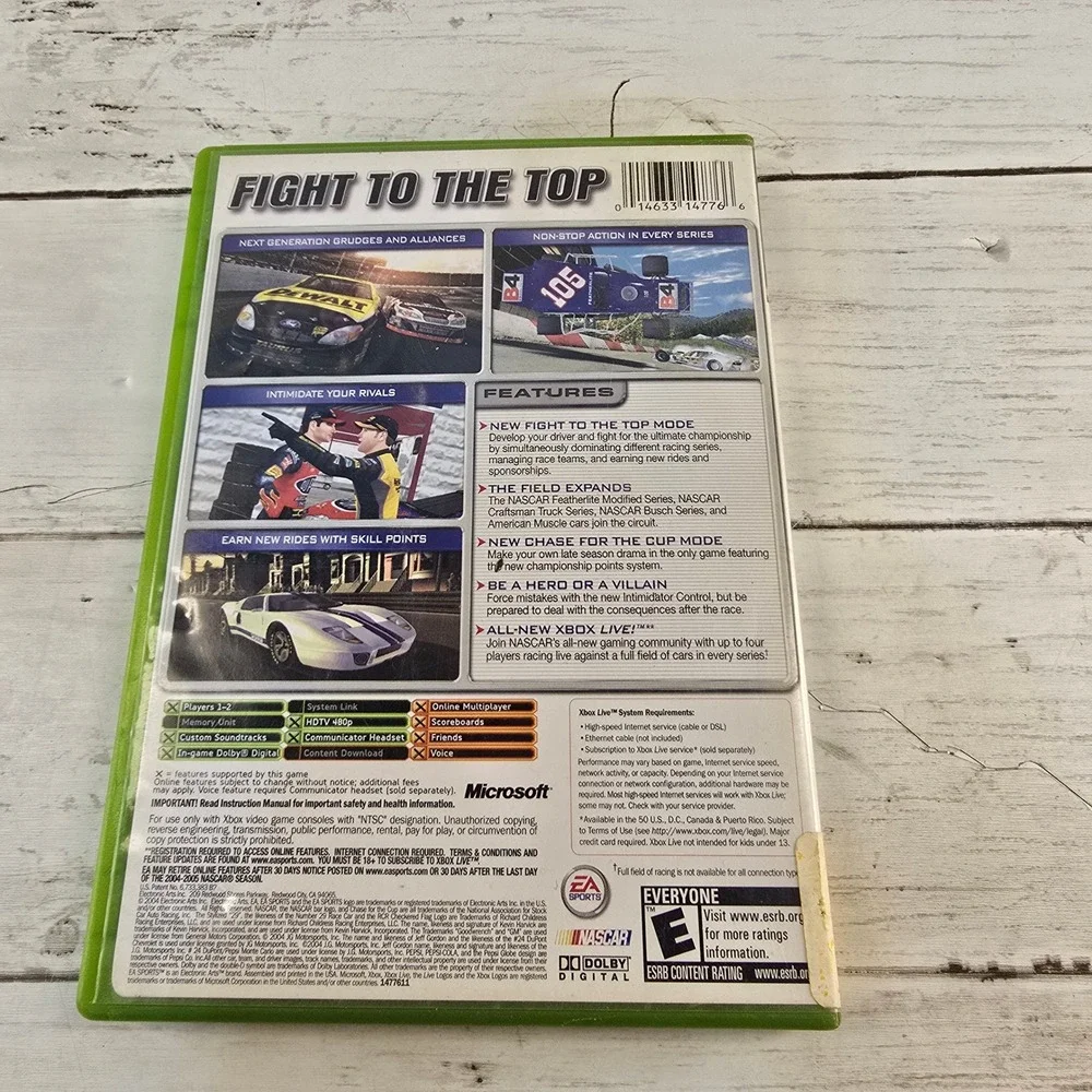 NASCAR Chase for the Cup 2005 Microsoft Xbox Original EA Sports Racing Game